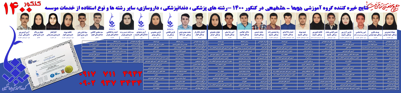 قبولی ها 1400